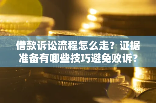 济南借款诉讼流程怎么走？证据准备有哪些技巧避免败诉？
