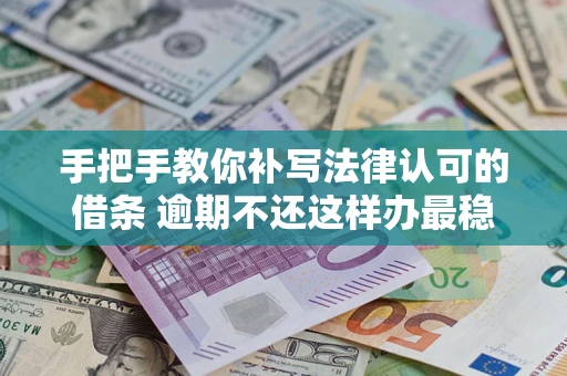 济南手把手教你补写法律认可的借条 逾期不还这样办最稳妥