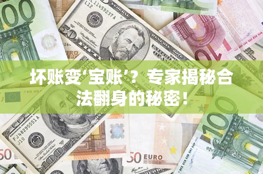 济南坏账变‘宝账’？专家揭秘合法翻身的秘密！