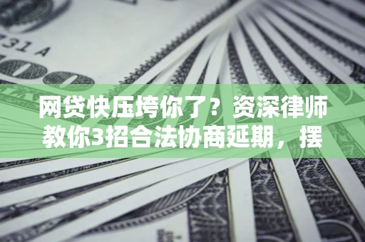 济南网贷快压垮你了？资深律师教你3招合法协商延期，摆脱暴力催收！