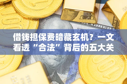 济南借钱担保费暗藏玄机？一文看透“合法”背后的五大关键陷阱