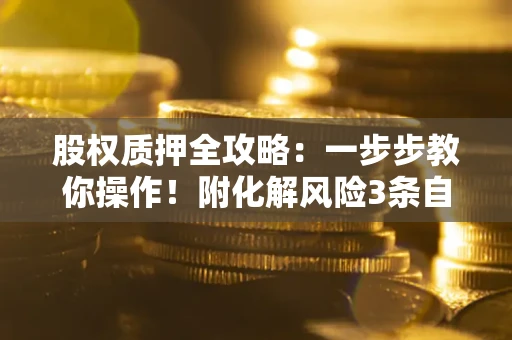 济南股权质押全攻略：一步步教你操作！附化解风险3条自救法则