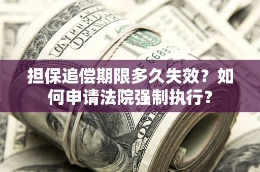 济南担保追偿期限多久失效？如何申请法院强制执行？