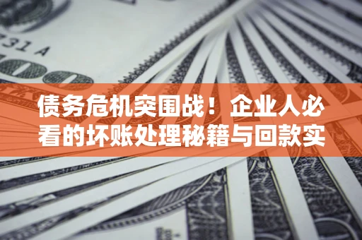 济南债务危机突围战！企业人必看的坏账处理秘籍与回款实战指南